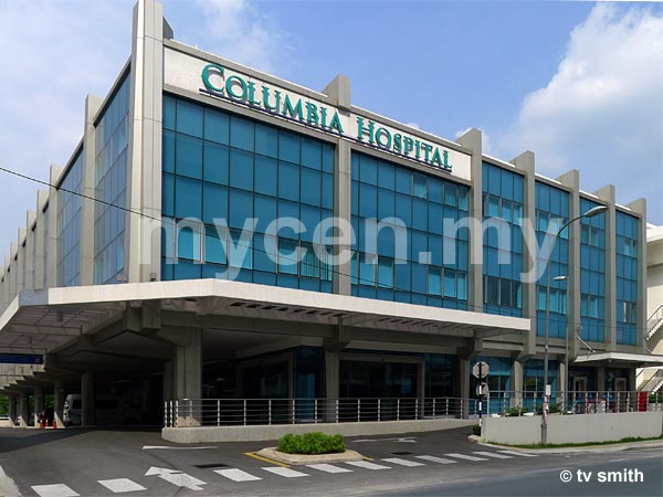 Columbia Asia Hospital Setapak as seen from Jalan Danau Saujana